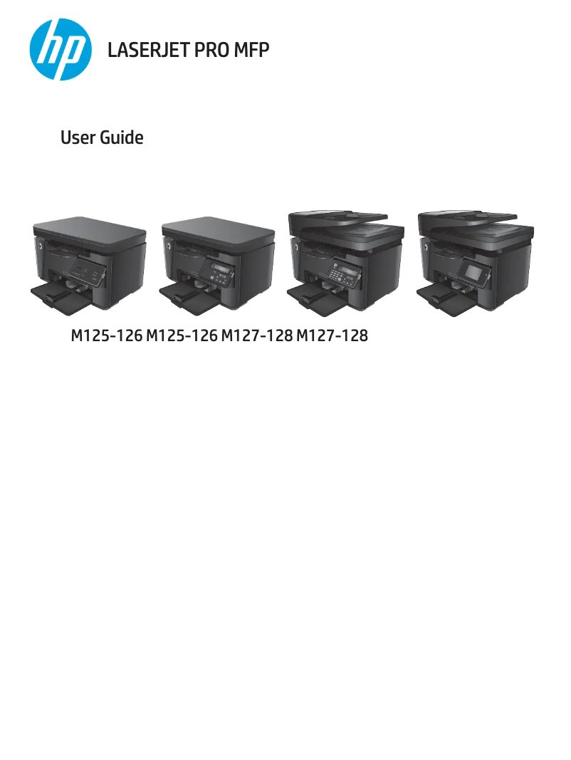 Image de la première page du manuel de l'appareil M127FN