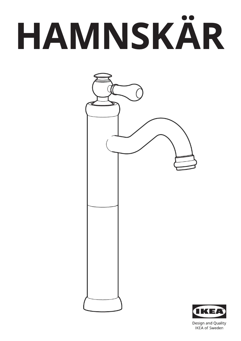 Image de la première page du manuel de l'appareil HAMNSKÄR 403.546.12