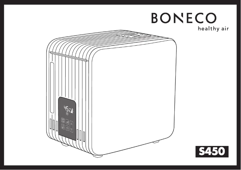 Page n°1 - Manuel utilisateur Boneco S450