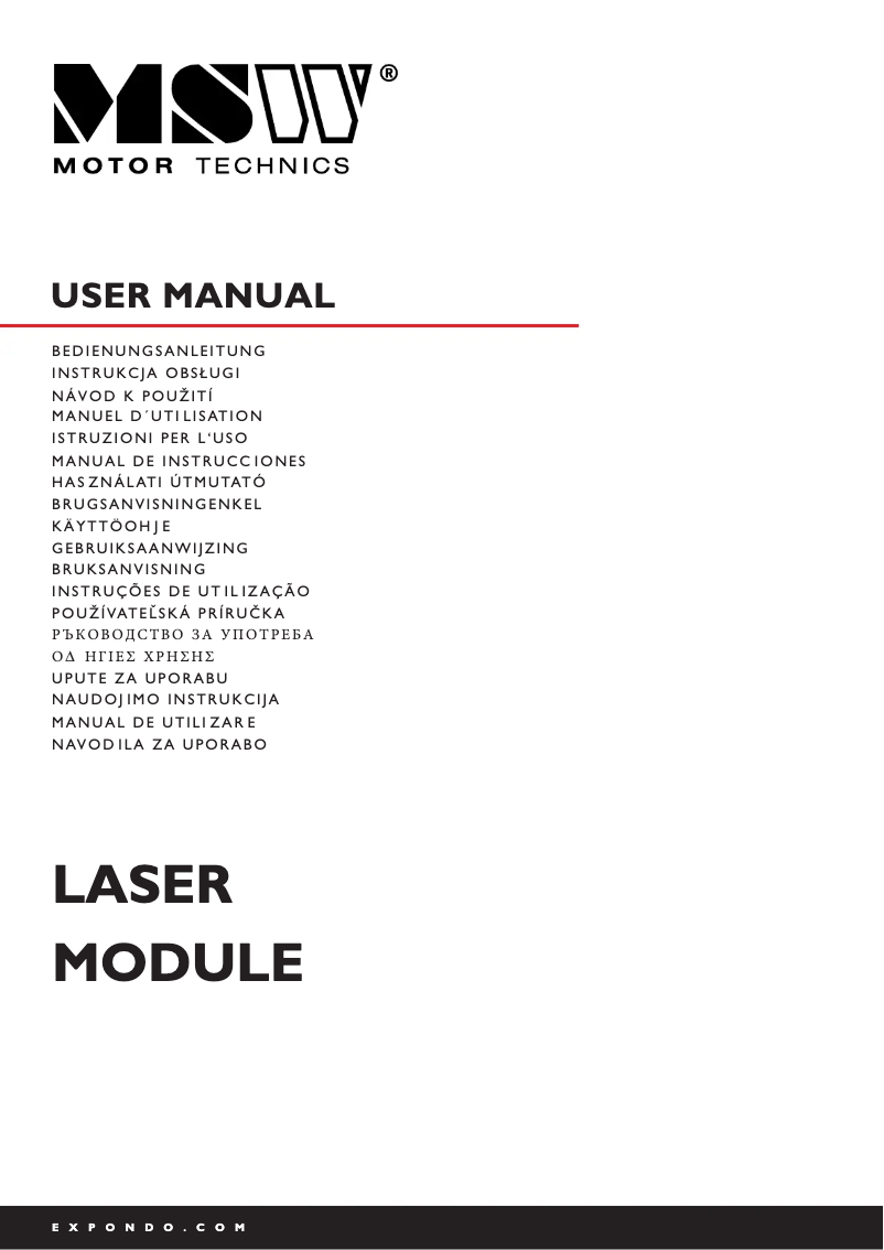 Image de la première page du manuel de l'appareil SBS-LEM-40ML