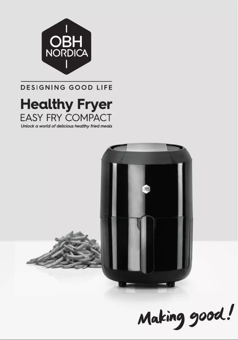 Página 1 del manual Manual de usuario OBH Nordica Easy Fry Compact Digital