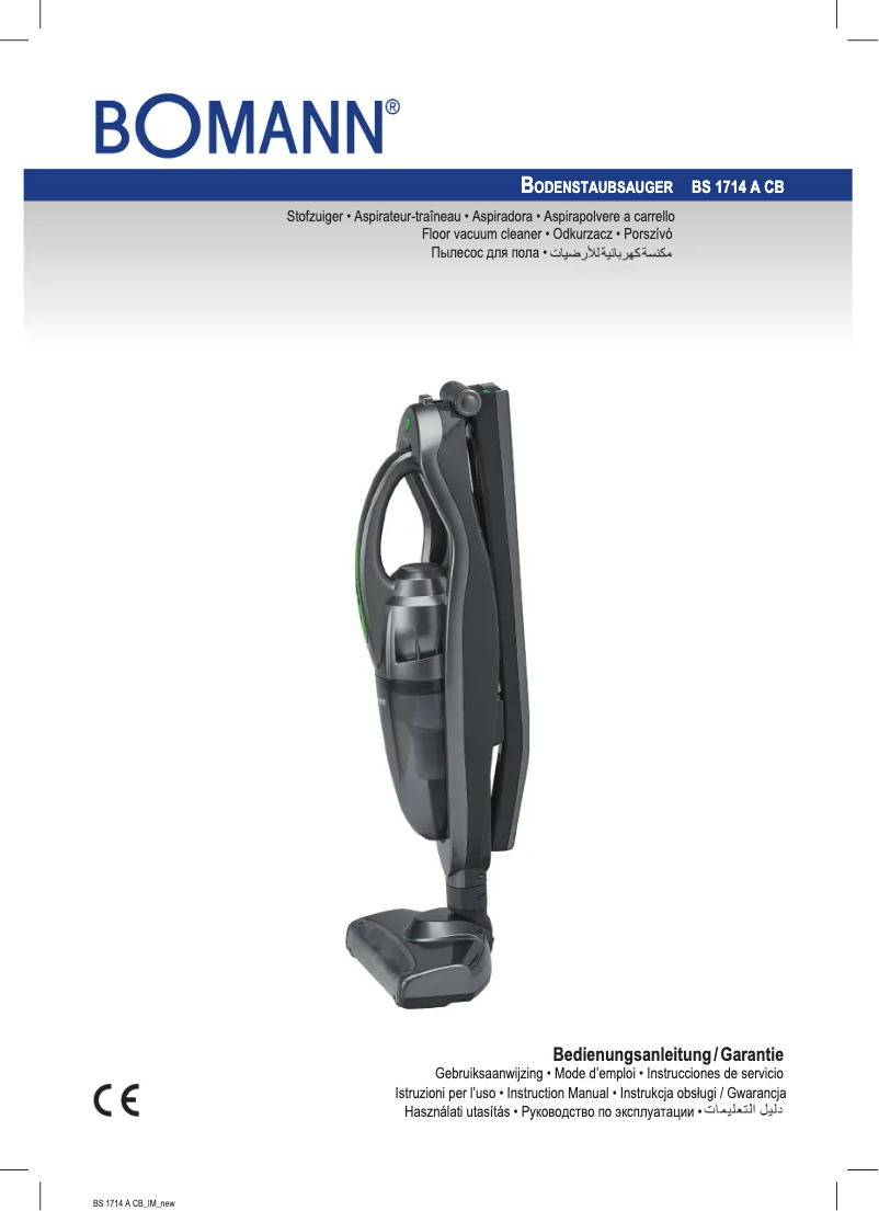 Page n°1 - Manuel utilisateur Bomann BS 1714 A CB