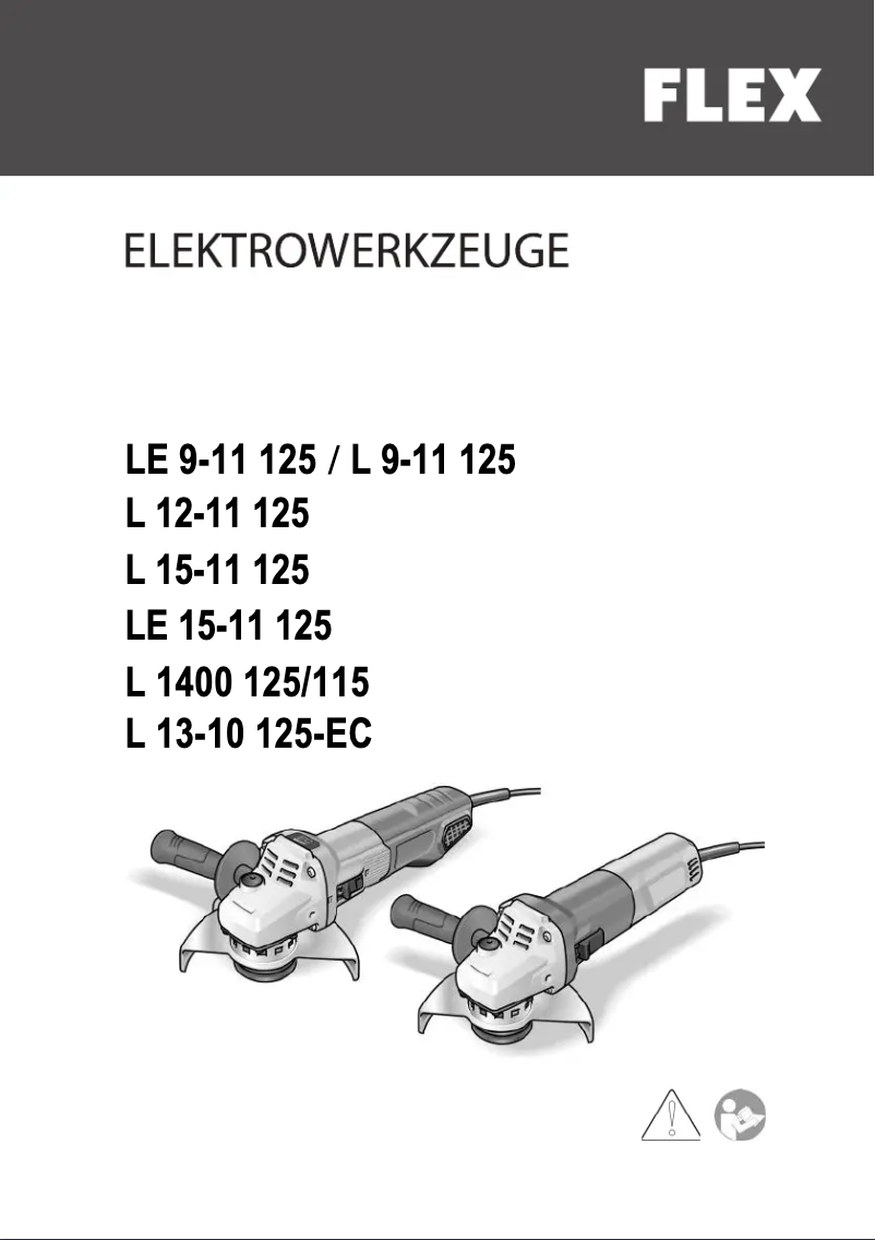 Page n°1 - Manuel utilisateur Flex LE 15-11 125