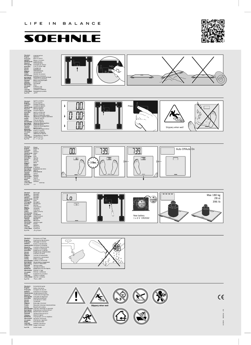 Image de la première page du manuel de l'appareil PSD Style Sense Compact 300