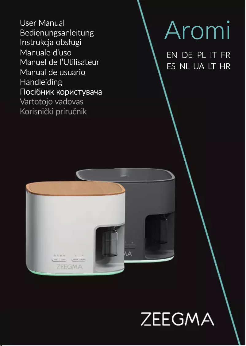 Image de la première page du manuel de l'appareil Aromi