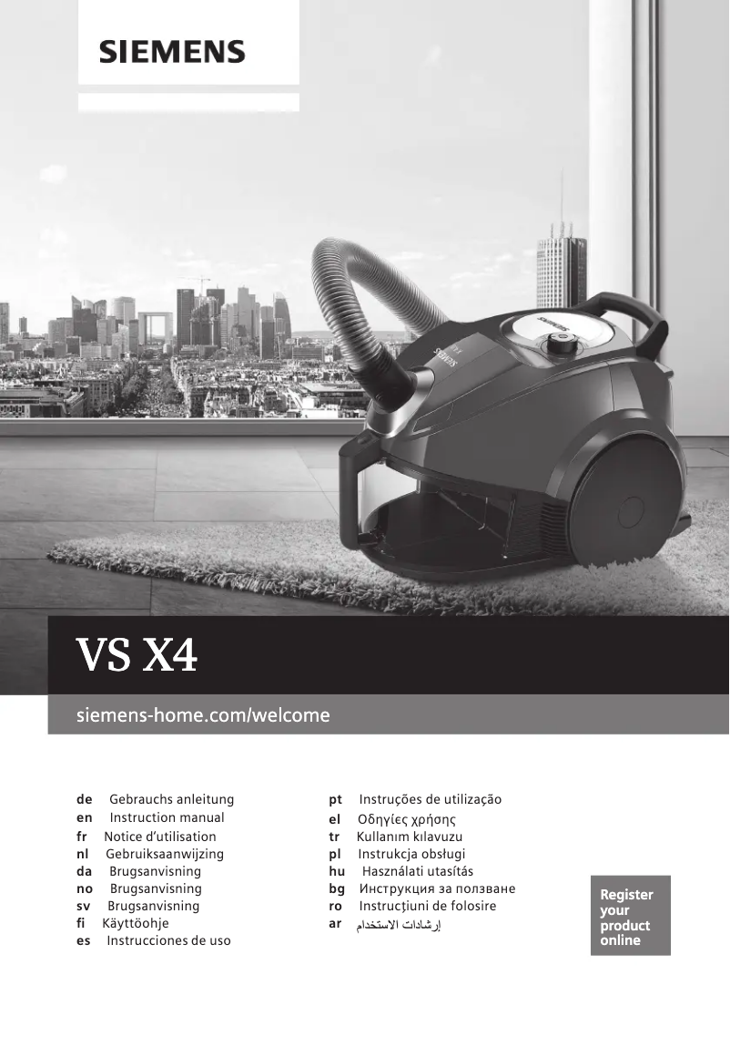 Page 1 de la notice Manuel utilisateur Siemens VSX4XTRM