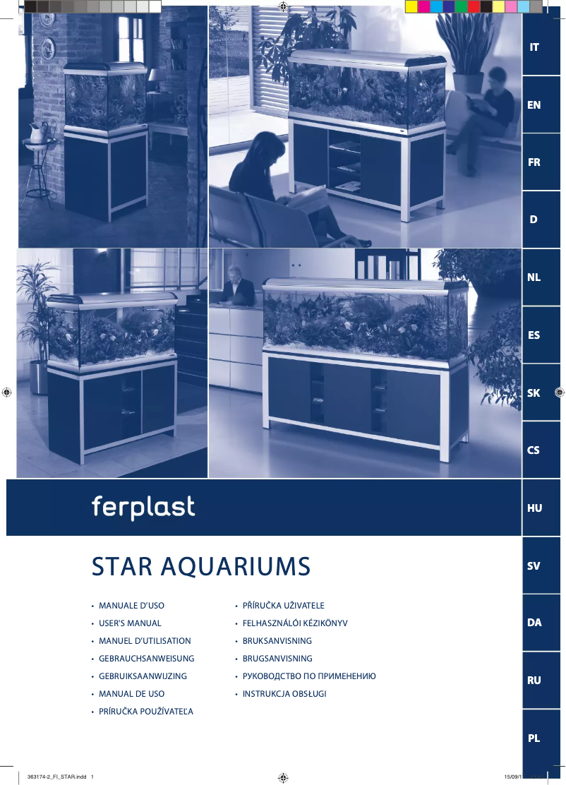 Página 1 del manual Manual de usuario Ferplast Star 160 Fresh Water