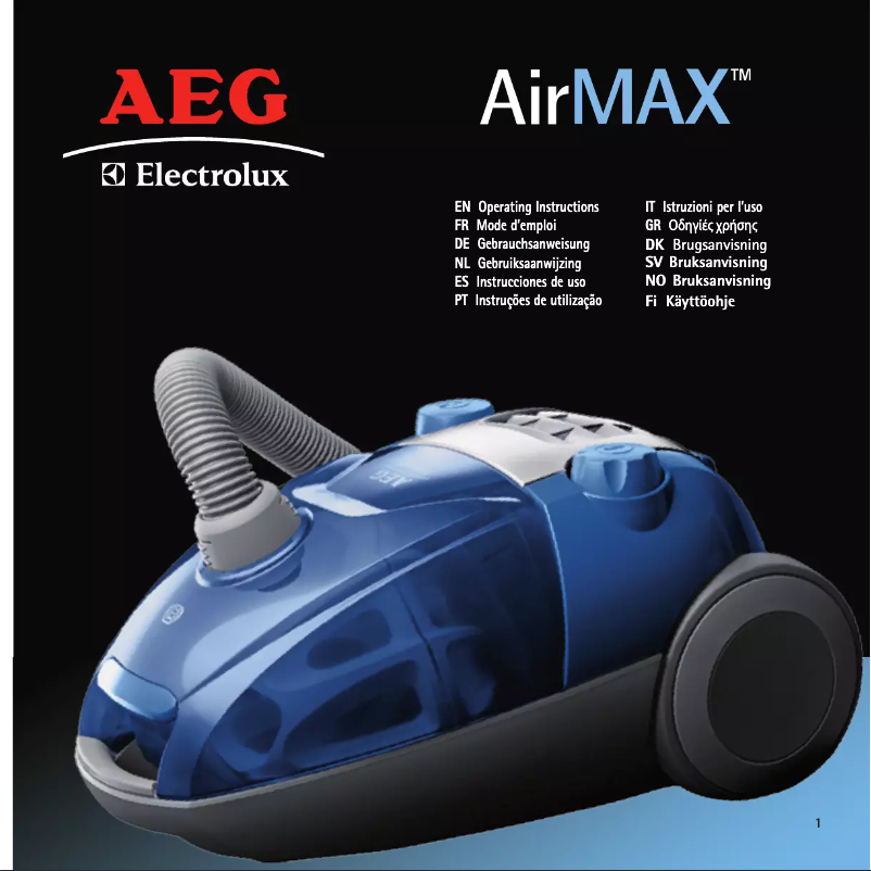 Page n°1 - Manuel utilisateur AEG AirMax AAM6108FB