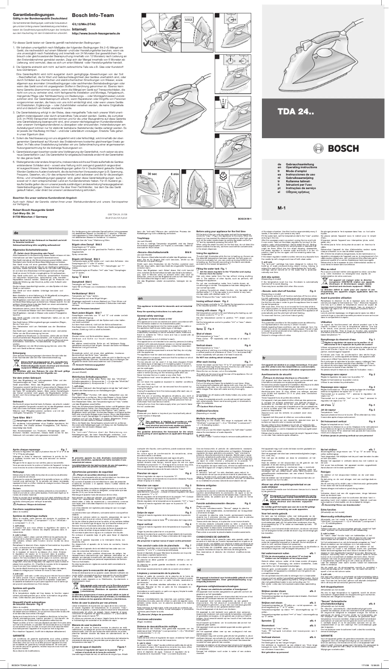 Página 1 del manual Manual de usuario Bosch Sensixx Cosmo TDA2433