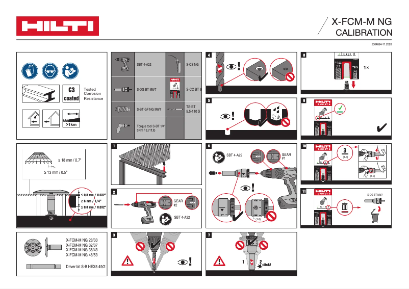 Imagen de la primera página del manual del dispositivo X-FCM-F NG