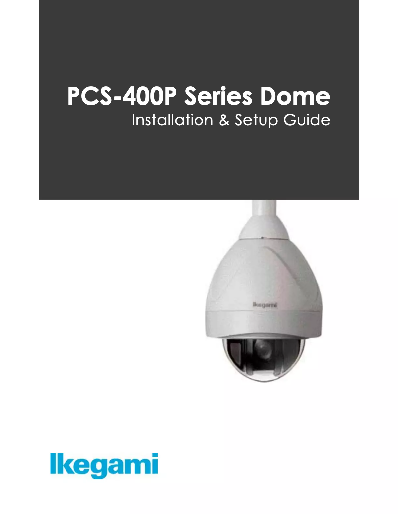 Page 1 de la notice Manuel utilisateur Ikegami PCS-436