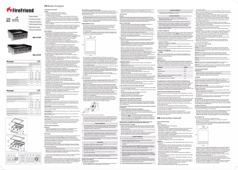 Page 1 de la notice Manuel utilisateur Campart BQ-6394F