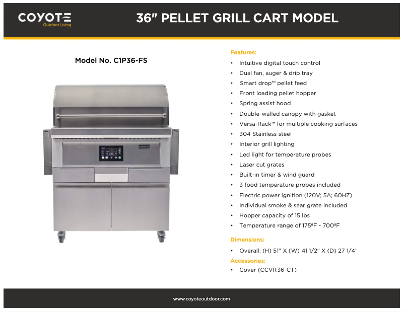 Image de la première page du manuel de l'appareil C1P36-FS