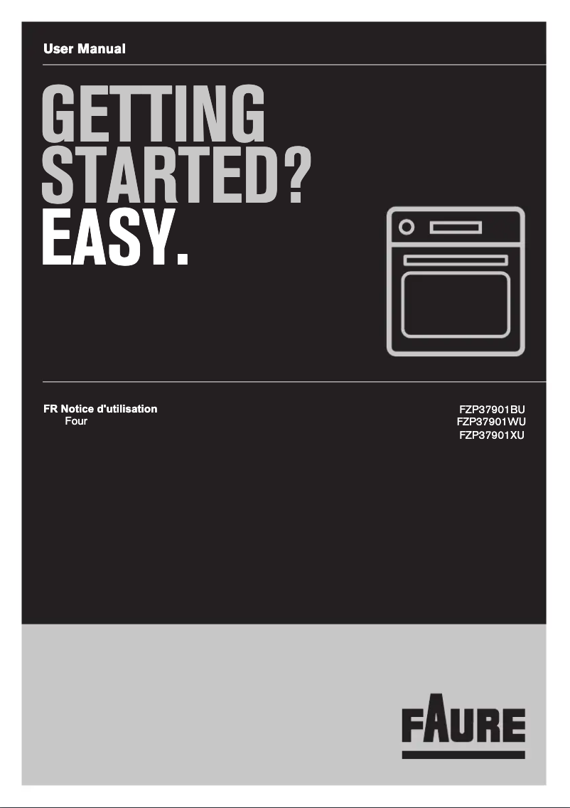 Page n°1 - Manuel utilisateur Faure FZP37901WU
