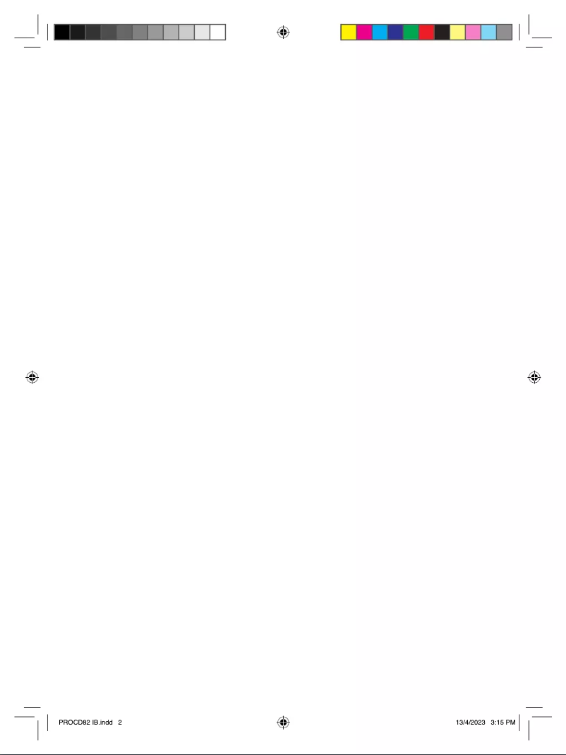 Página 1 del manual Manual de usuario Proline PROCD8