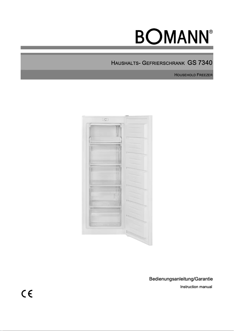 Page 1 de la notice Manuel utilisateur Bomann GS 7340