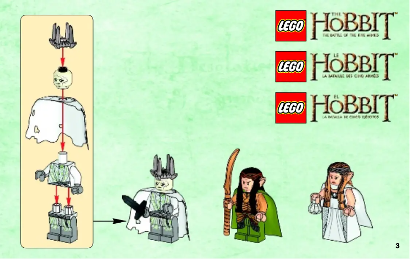 Page n°1 - Manuel utilisateur Lego Lord Of The Rings 79015