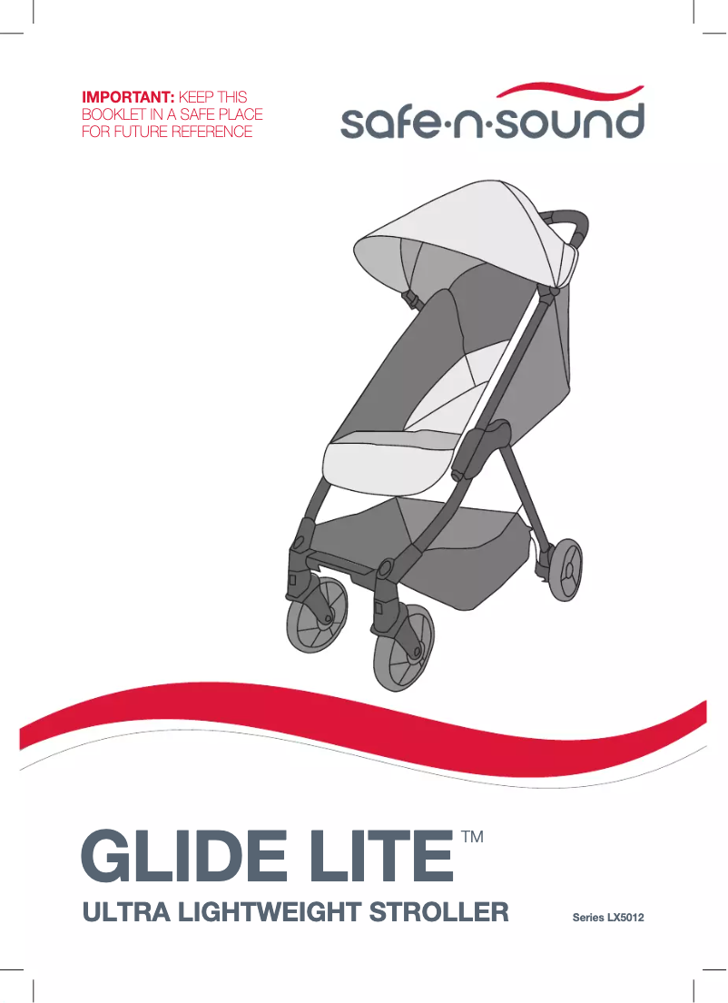 Page n°1 - Manuel utilisateur Safe-n-Sound Glide Lite