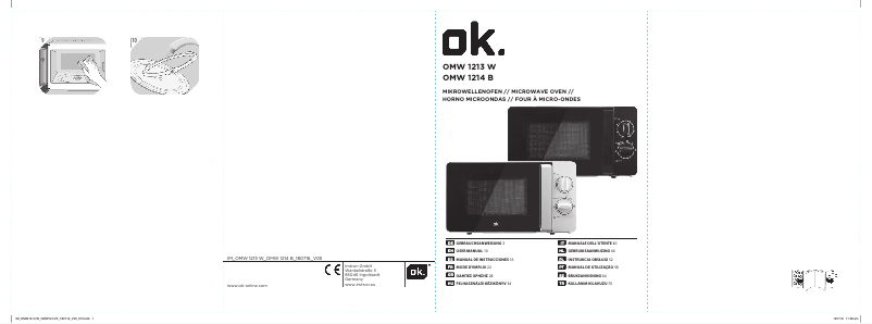 Page n°1 - Manuel utilisateur OK OMW 1213 W