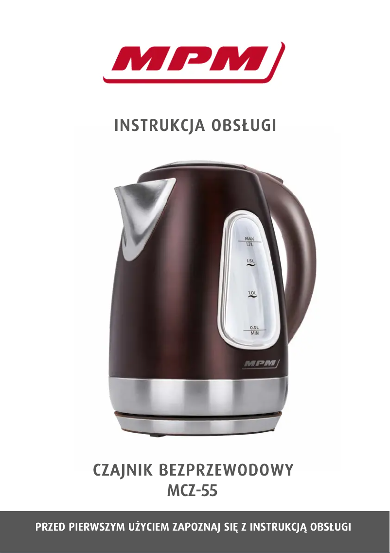 Page 1 de la notice Manuel utilisateur MPM MCZ-55