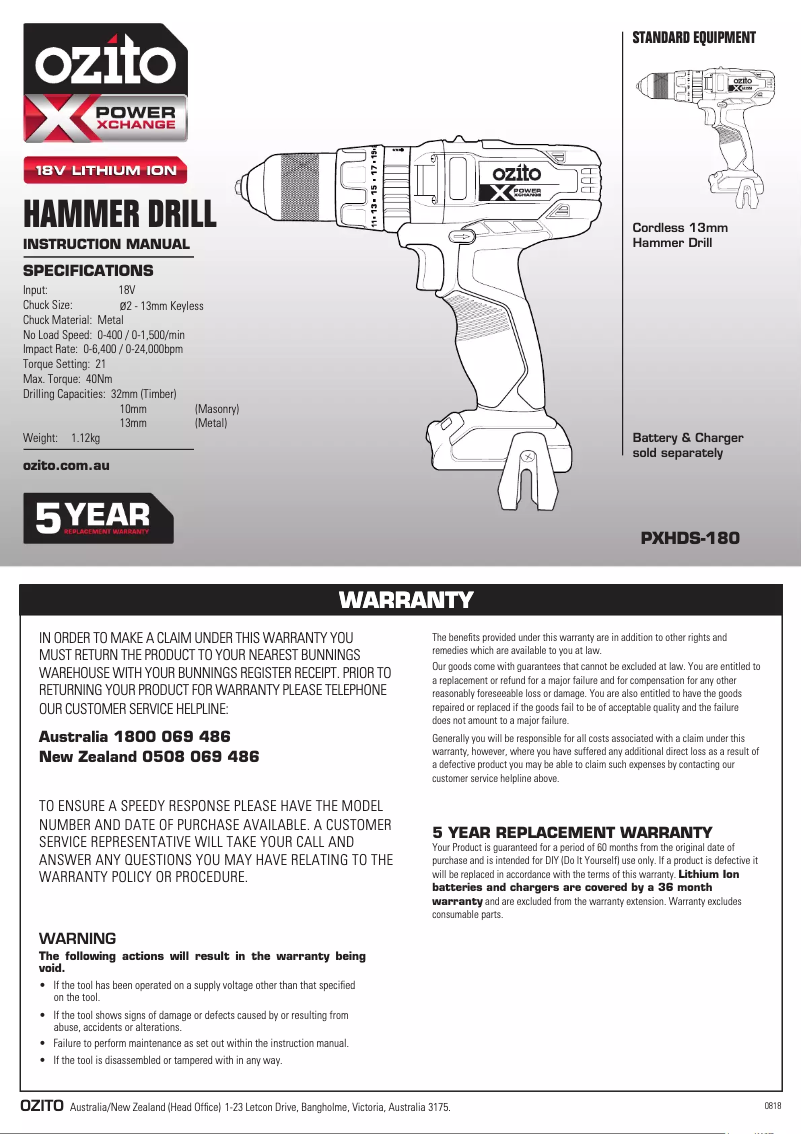 Image de la première page du manuel de l'appareil PXHDK-400