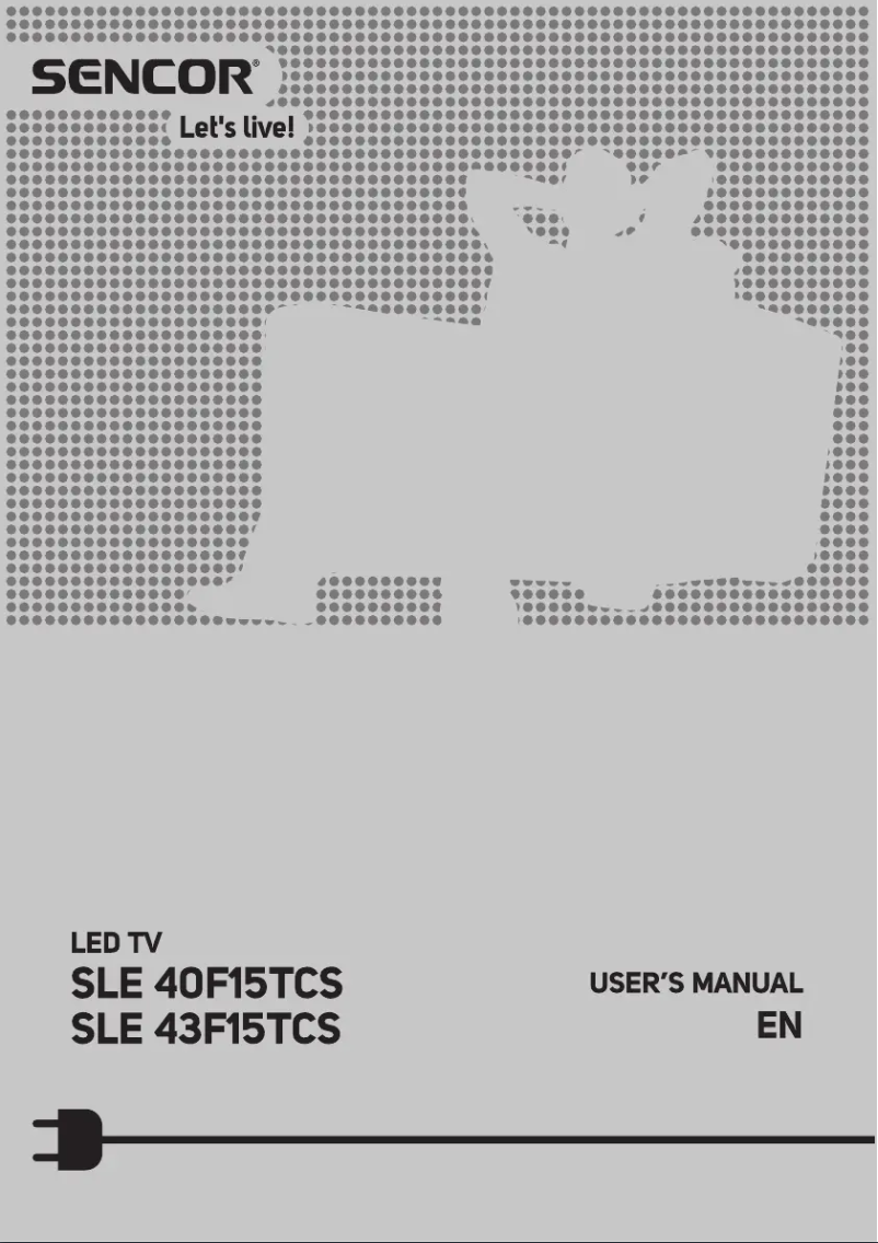 Page n°1 - Manuel utilisateur Sencor SLE 43F15TCS