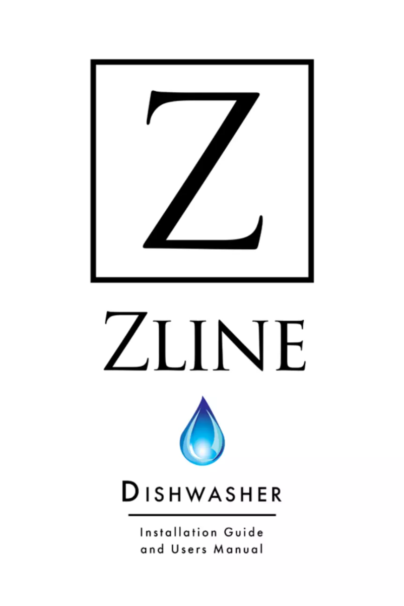 Page n°1 - Manuel utilisateur ZLine DW30424