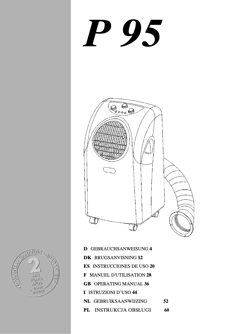 Page 1 de la notice Manuel utilisateur Yamaha P-95