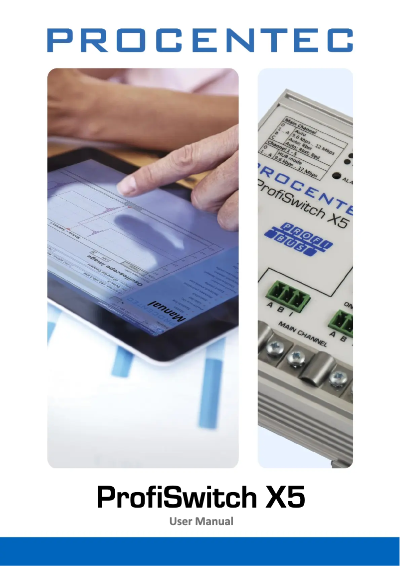 Page 1 de la notice Manuel utilisateur Anybus ProfiSwitch X5