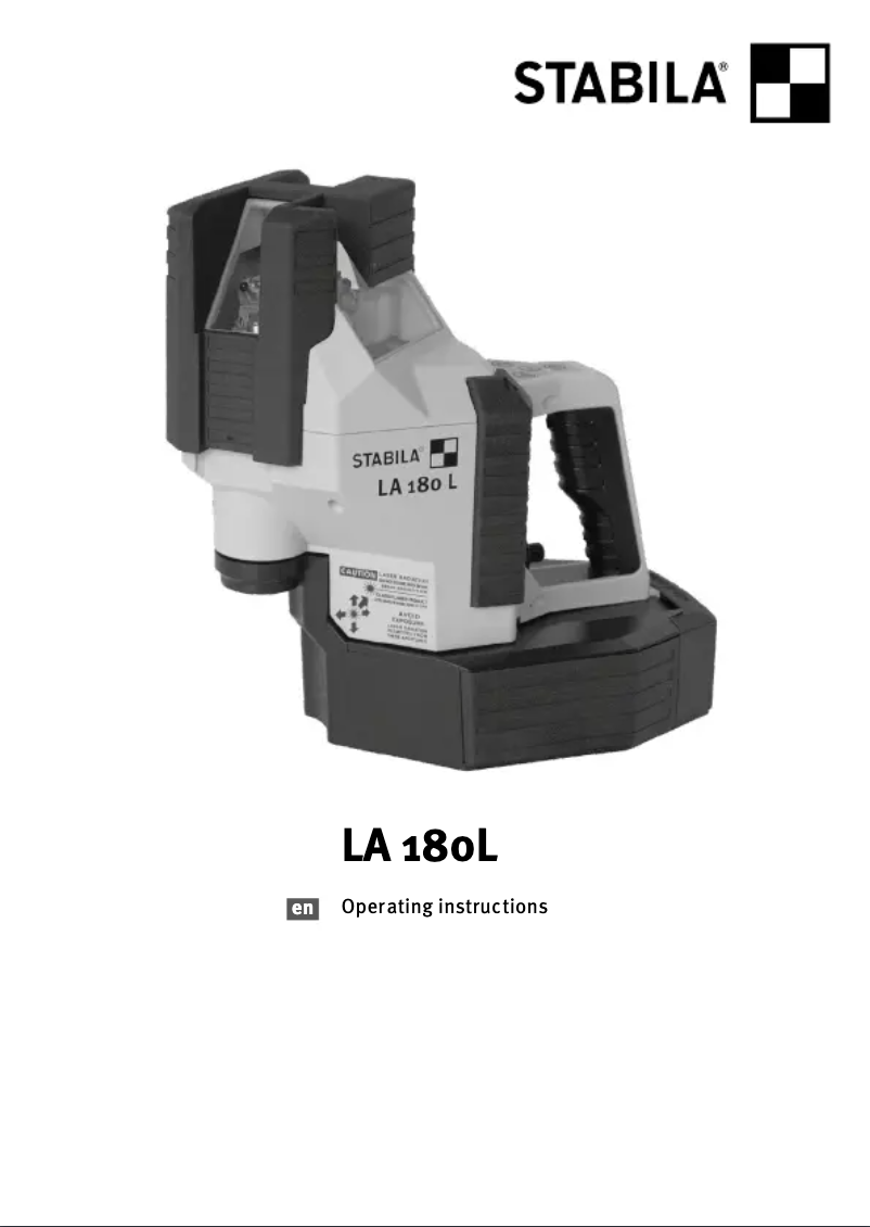 Page 1 de la notice Manuel utilisateur Stabila LA 180 L