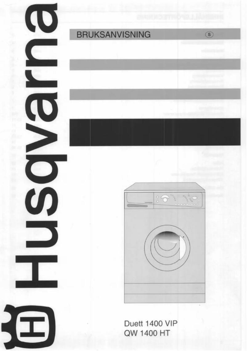 Page 1 de la notice Manuel utilisateur Husqvarna QW1400HT