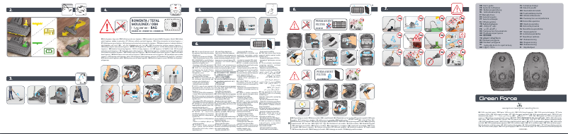 Image de la première page du manuel de l'appareil Green Force Max Silence RO6136