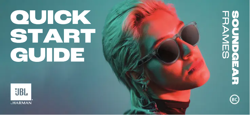 Page n°1 - Guide de démarrage rapide JBL Soundgear Frames