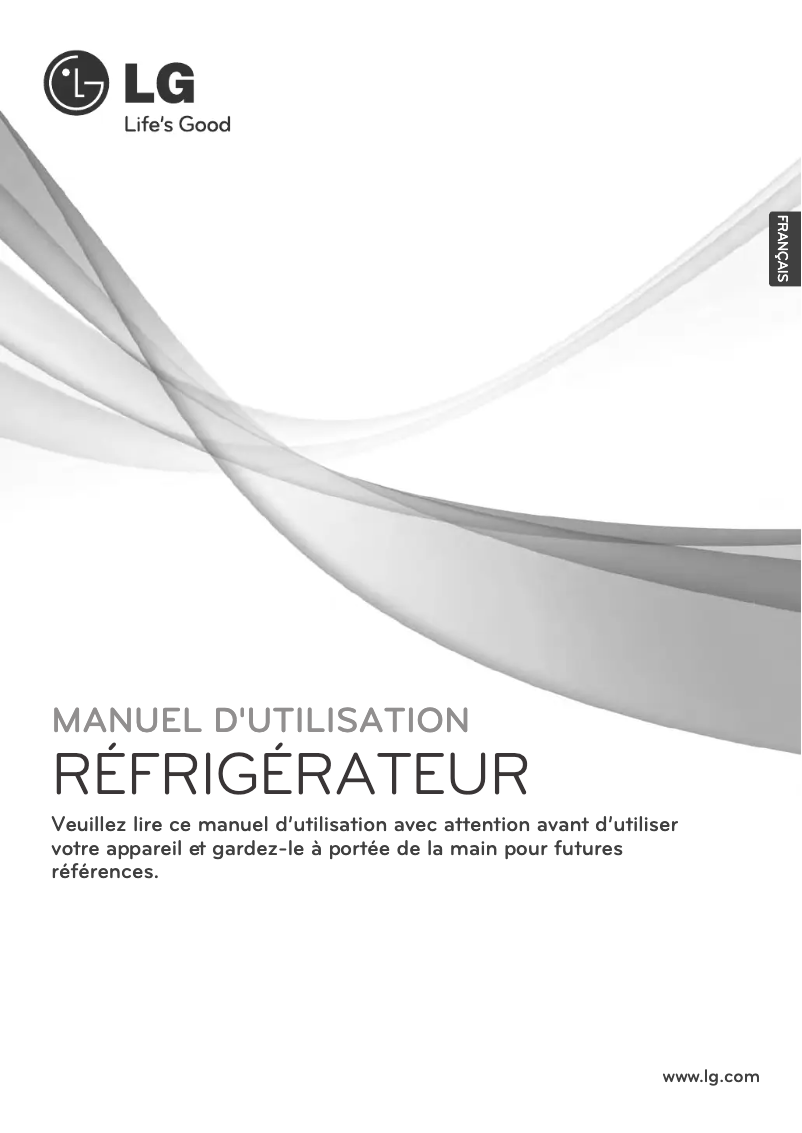 Page 1 de la notice Manuel utilisateur LG GL5141AEHZ