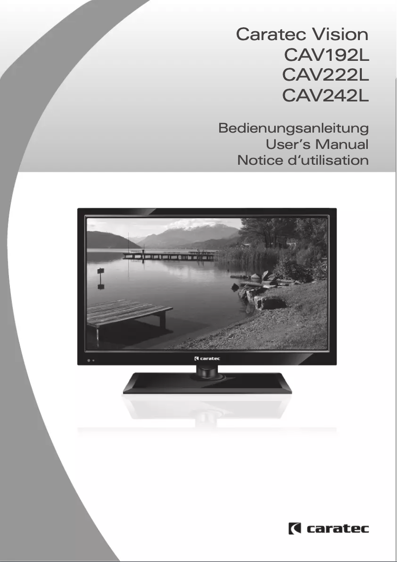 Imagen de la primera página del manual del dispositivo CAV192L