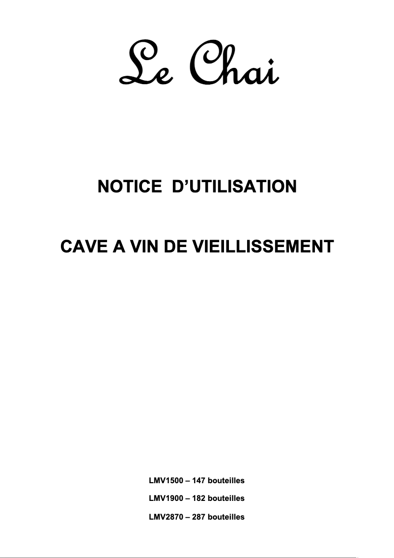 Image de la première page du manuel de l'appareil LMV2870