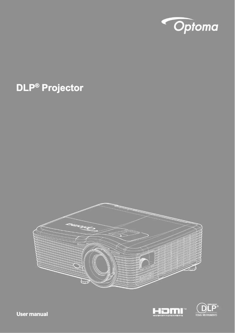 Page n°1 - Manuel utilisateur Optoma EH615
