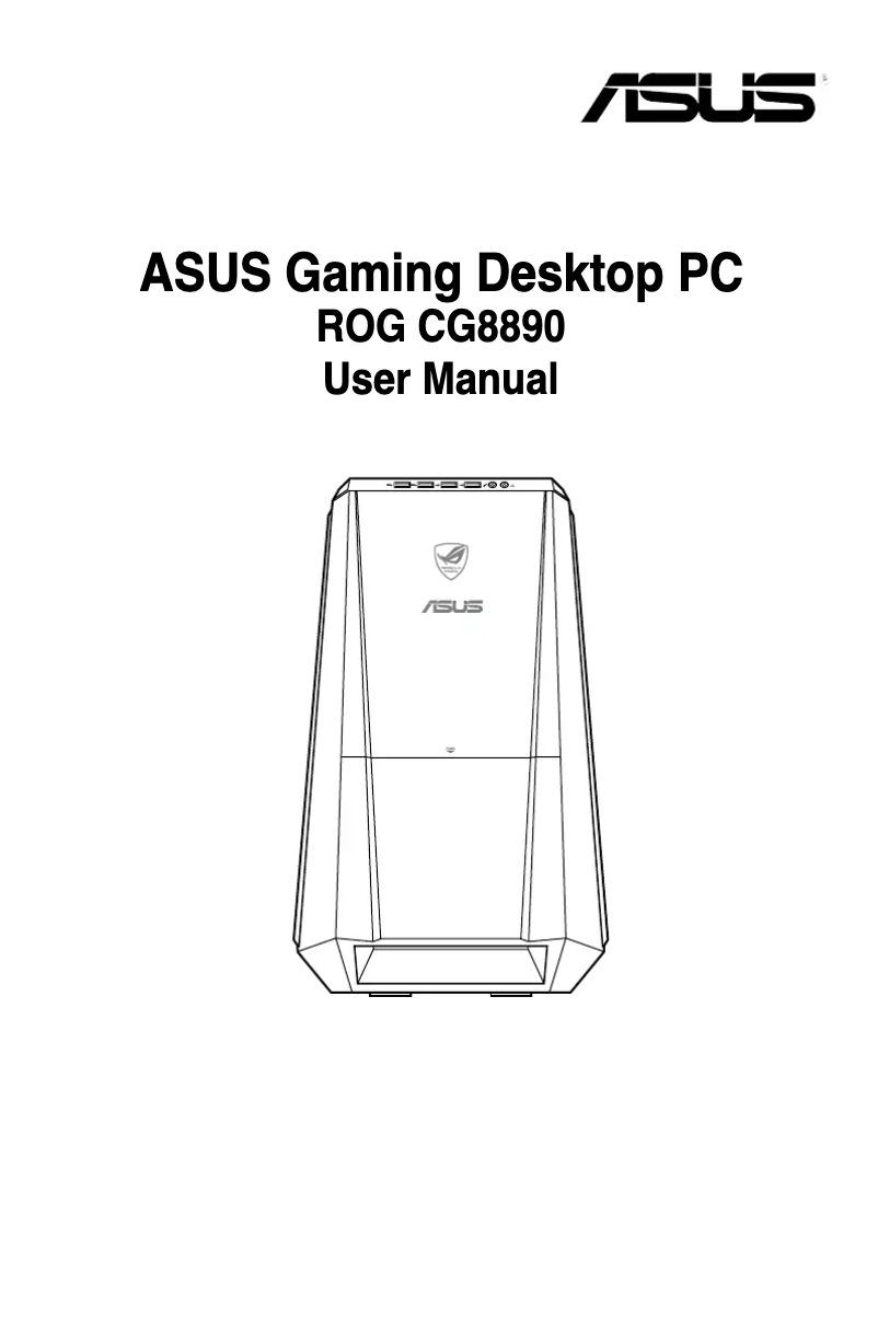 Page 1 de la notice Manuel utilisateur Asus Rog Tytan CG8890