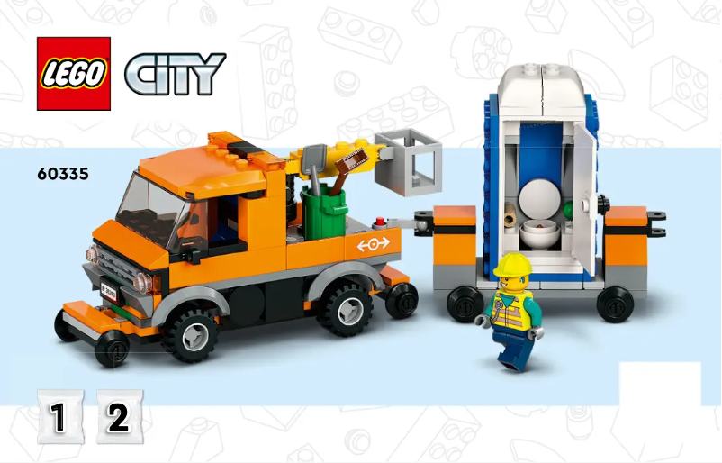 Page 1 of the manual Visual Instructions Lego City 60335
