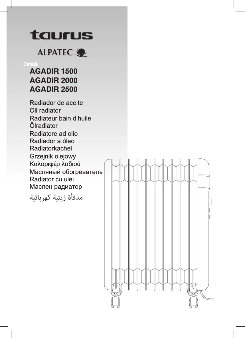 Page 1 de la notice Manuel utilisateur Taurus Agadir 1500