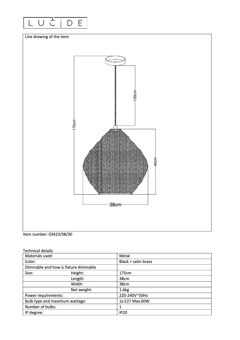 Image de la première page du manuel de l'appareil Saar 03423/38/30