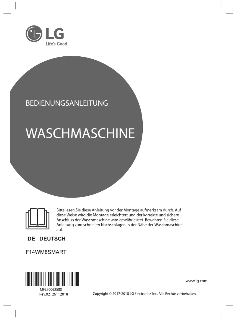 Página 1 del manual Manual de usuario LG F14WM8WIFI