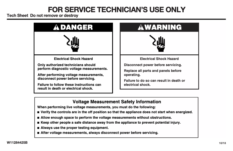 Page 1 de la notice Fiche technique JennAir JMW2430IM