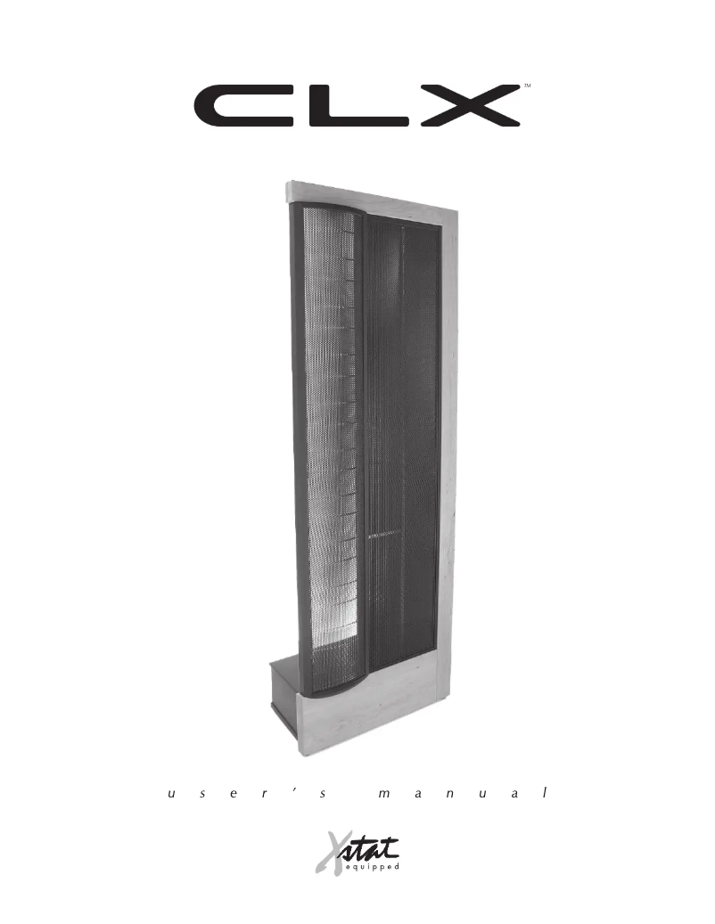Image de la première page du manuel de l'appareil CLX