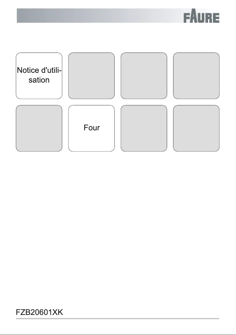 Imagen de la primera página del manual del dispositivo FZB20601XK