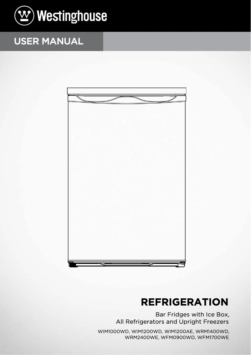 Image de la première page du manuel de l'appareil WIM1200AE