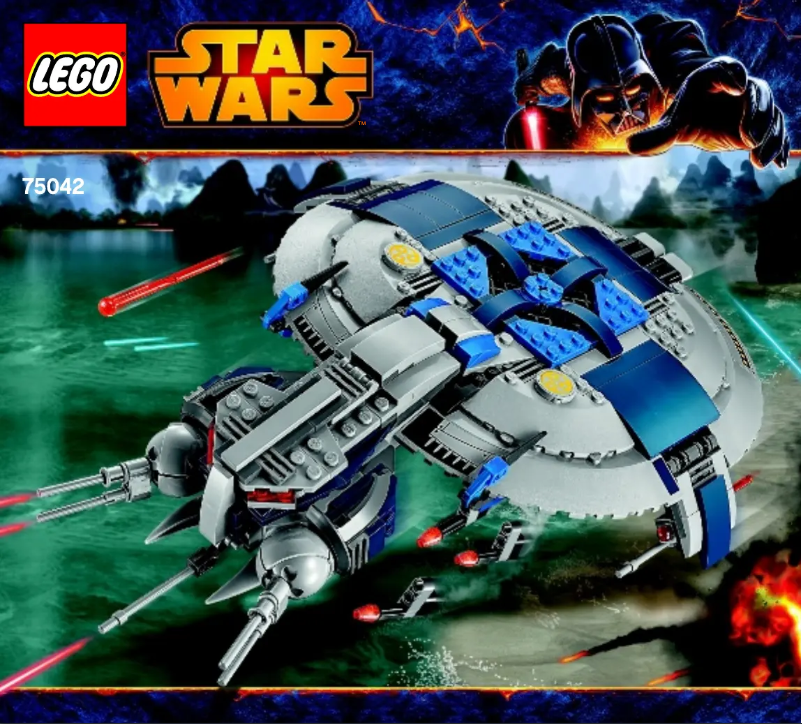 Página 1 del manual Manual de usuario Lego Star Wars 75042