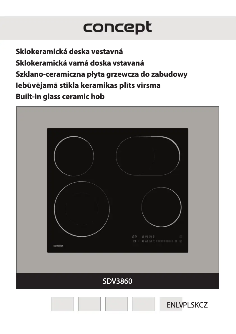 Page n°1 - Manuel utilisateur Concept SDV3860