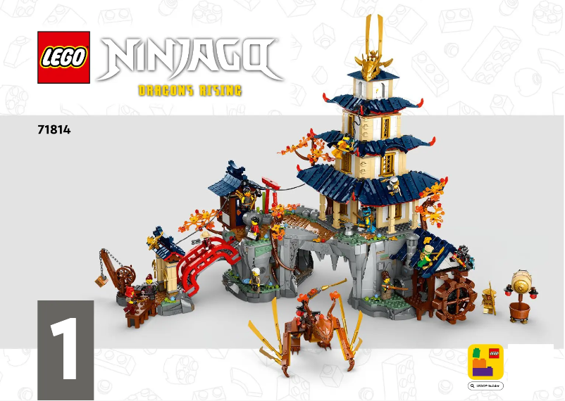 Image de la première page du manuel de l'appareil NINJAGO 71814