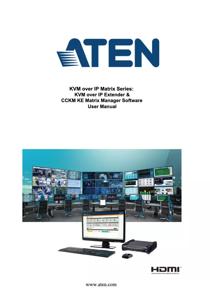 Page 1 de la notice Manuel utilisateur ATen KE8952T-AX-G